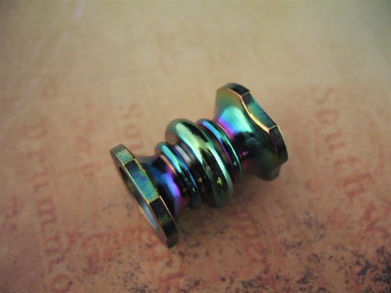 Ti_Gear_Design - Lg Titanium Spool Bead - Image 3