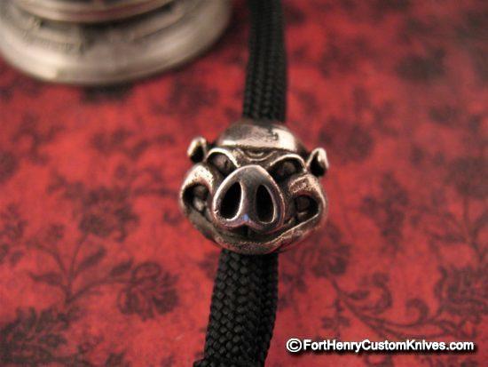 Michael Zieba - Dock Worker Pig - .999 Pure Silver - One of One