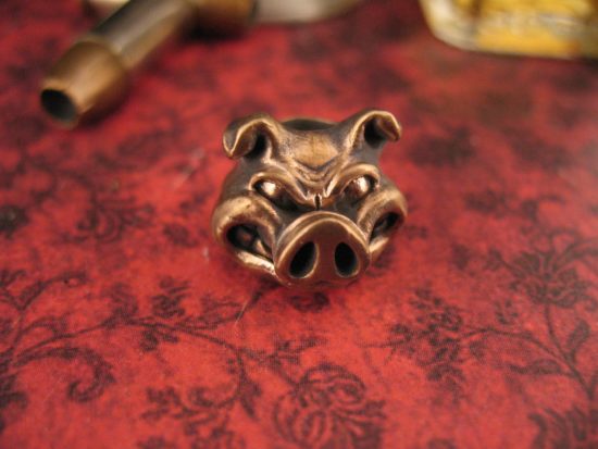 Michael Zieba - Cast Bronze Pig Sty Beads - Full Set - Image 5