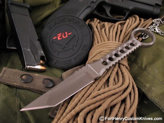 ZU Bladeworx - Rare Shrapnel Tanto - Customized