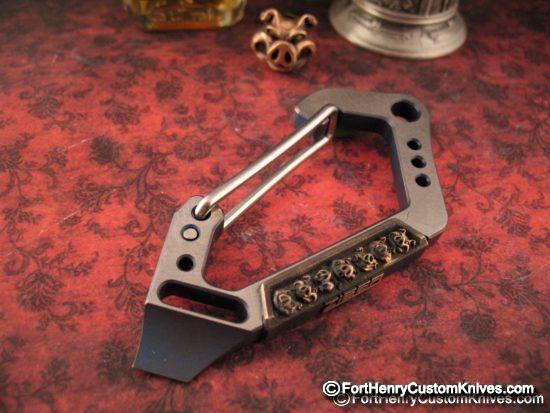 Michael Zieba - Got Bacon - Titanium Carabiner