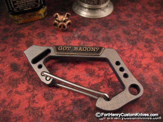 Michael Zieba - Got Bacon - Titanium Carabiner - Image 5