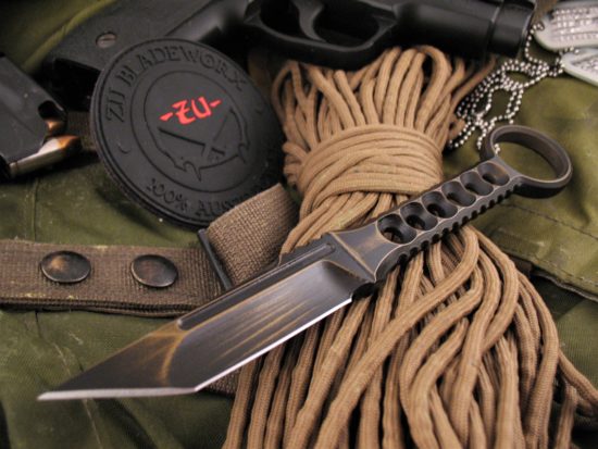 ZU Bladeworx - Rare Shrapnel Tanto - Customized