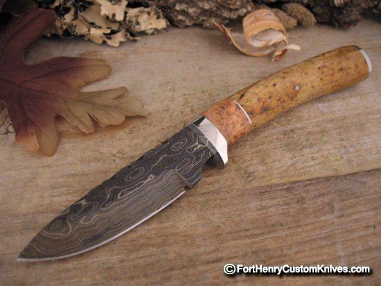 Herb Derr - Oosic Personal - Birdseye Damascus