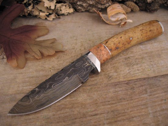 Herb Derr - Oosic Personal - Birdseye Damascus