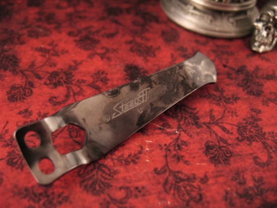 Steel Flame - Flashlight Clip - Bushido Warrior w/Red Eyes - Image 4