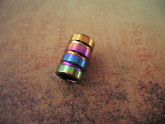 Ti_Gear_Design - Titanium Lanyard Bead - Image 4