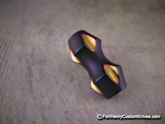 Ti_Gear_Design - Lg Titanium Double Barrel Bead