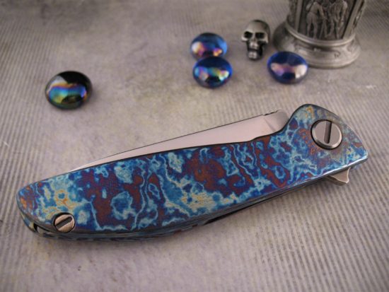 Shirogorov Knives - Neon Lite - Titanium & TiMascus - Image 2
