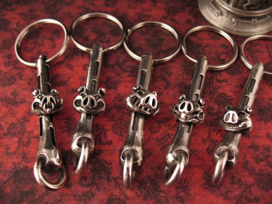 Michael Zieba - NEW Limited Edition - Pure Silver Pig Bead Keepers