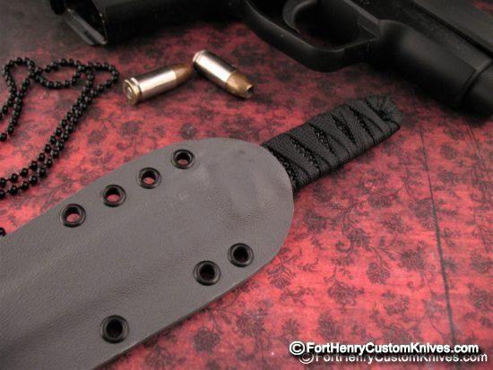 K.C. Gray - Custom Kwai Ken - Damasteel - Two Sheaths - Image 7