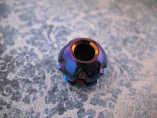 Ti_Gear_Design - Lg Titanium Block Bead - Image 4