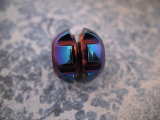 Ti_Gear_Design - Lg Titanium Block Bead - Image 3