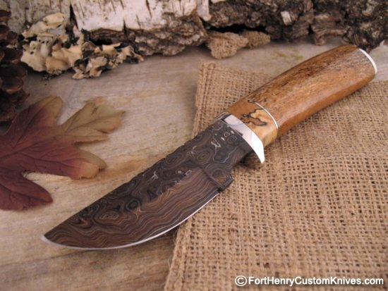 Herb Derr - Rare Clip Point Hunter - Hand Forged