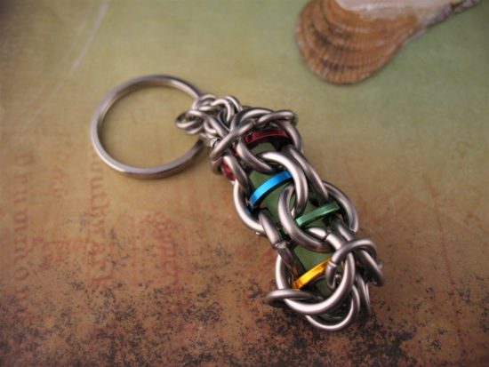 Cory Martin - Glow in the Dark Keychain - Titanium / Stainless - Image 2