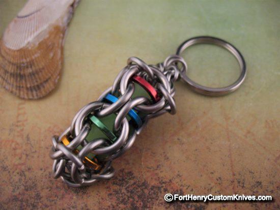 Cory Martin - Glow in the Dark Keychain - Titanium / Stainless