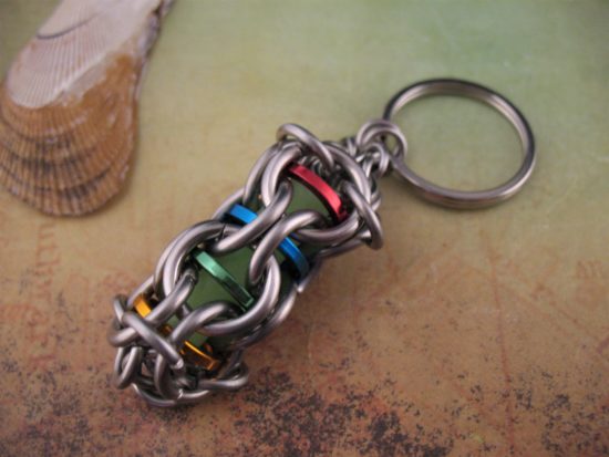 Cory Martin - Glow in the Dark Keychain - Titanium / Stainless
