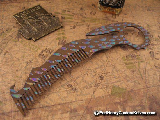 John Gray - Titanium Comb-Rambit - Custom Ano