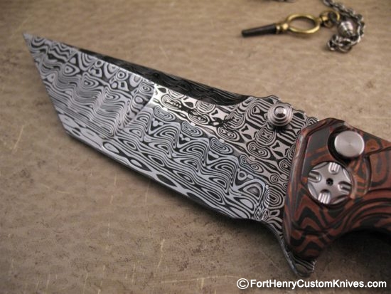 Brian Tighe - Tighe Fighter Flipper - NEW Cu-Zr Mokume - Image 4