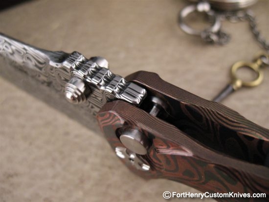 Brian Tighe - Tighe Fighter Flipper - NEW Cu-Zr Mokume - Image 5