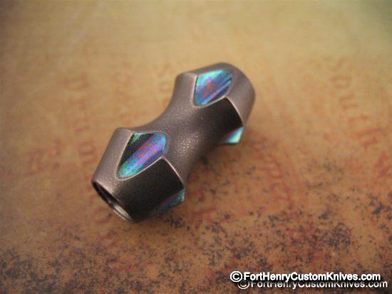 Ti_Gear_Design - Lg Titanium Double Barrel Bead