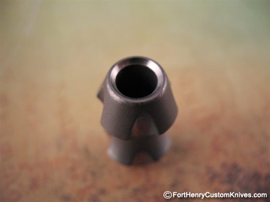 Ti_Gear_Design - Lg Titanium Double Barrel Bead - Image 3
