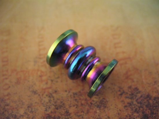 Ti_Gear_Design - Lg Titanium Spool Bead - Image 4