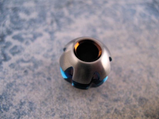 Ti_Gear_Design - Titanium Robot Head Bead - Image 4