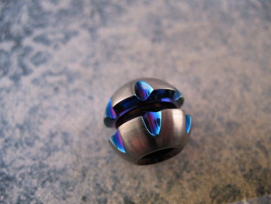 Ti_Gear_Design - Titanium Robot Head Bead - Image 5