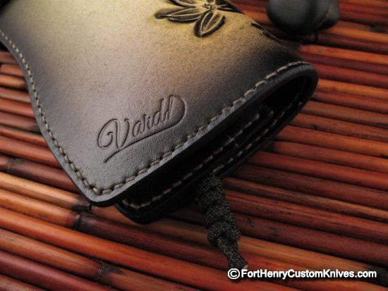 Vardi - Large Custom Leather Wallet - Hidden Knife - Image 8