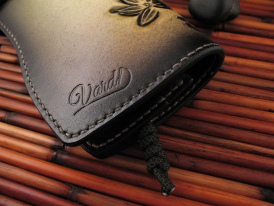 Vardi - Large Custom Leather Wallet - Hidden Knife - Image 8