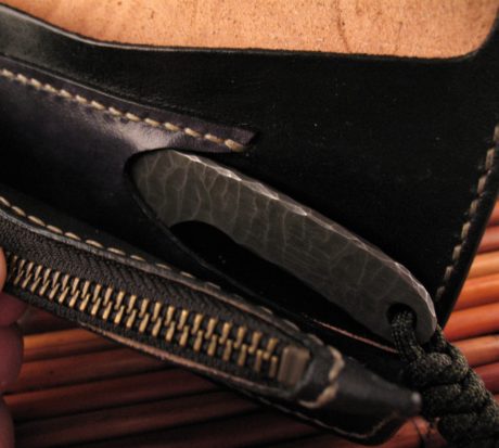 Vardi - Large Custom Leather Wallet - Hidden Knife - Image 6