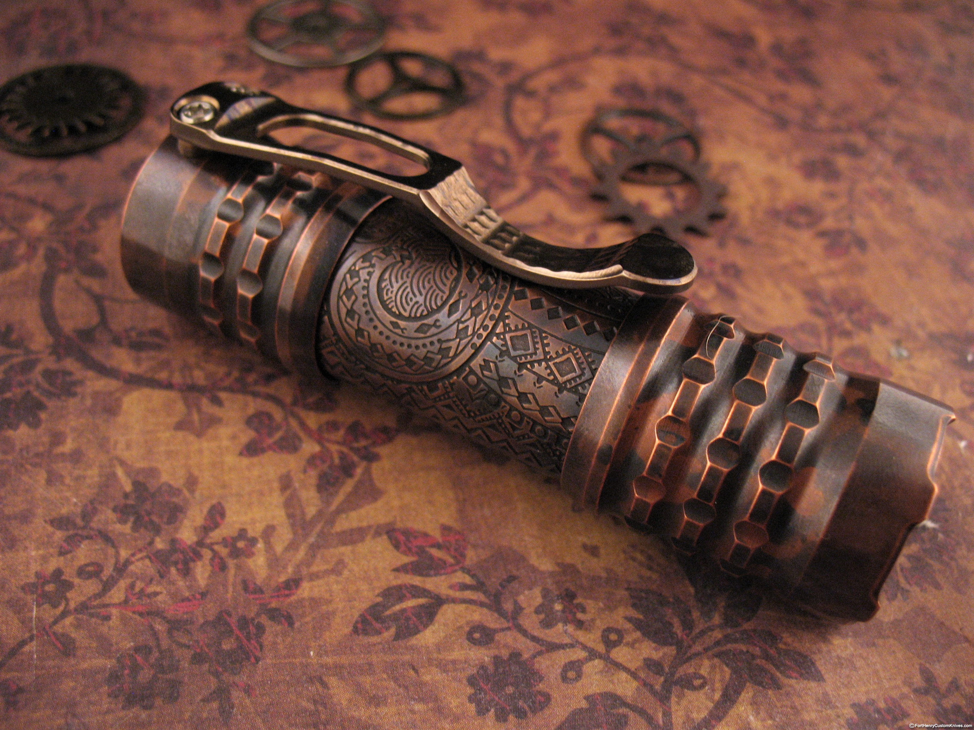 Ti2Design / Mike Bond - Custom Copper Pele Light - Hawaiian