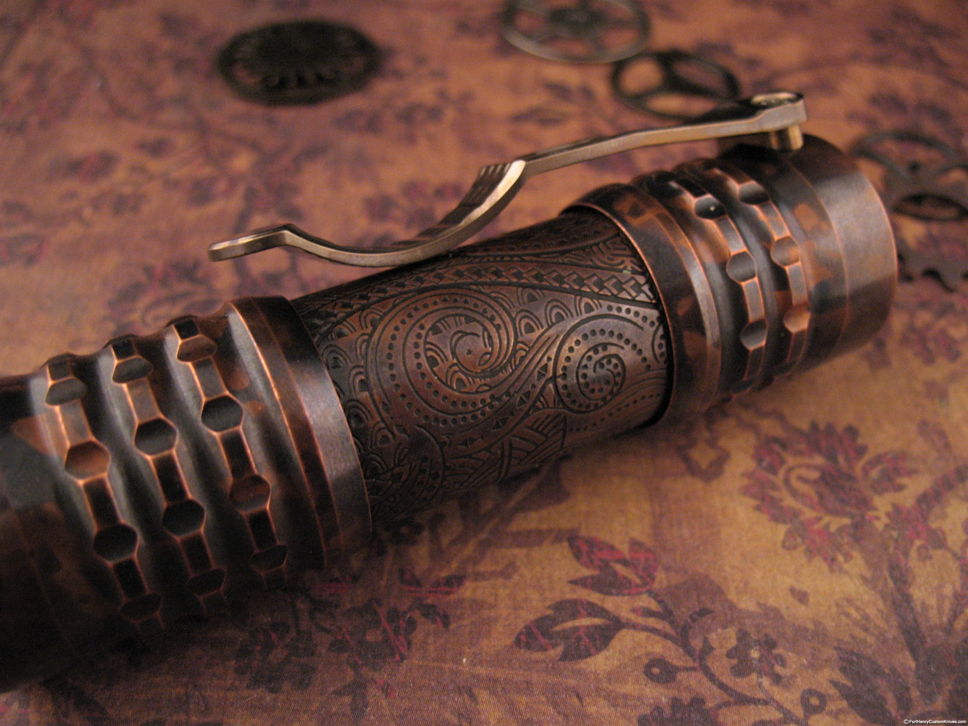 Ti2Design / Mike Bond - Custom Copper Pele Light - Hawaiian - Image 4