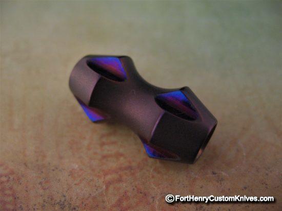 Ti_Gear_Design - Lg Titanium Double Barrel Bead