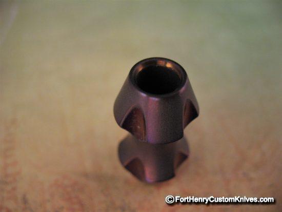 Ti_Gear_Design - Lg Titanium Double Barrel Bead - Image 3