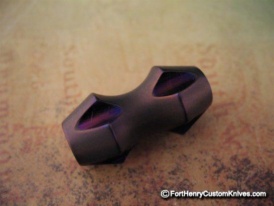 Ti_Gear_Design - Lg Titanium Double Barrel Bead - Image 5
