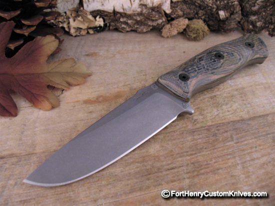 Nathan Carothers - NEW Field Knife - FK2 - Rag Micarta