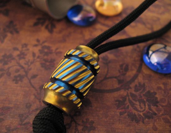 Dawson Machine Craft - Jumbo Ti Turbine Bead