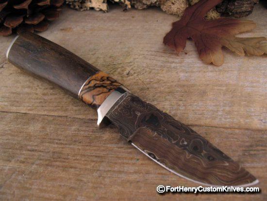 Herb Derr - Wooly Mammoth Personal - Hand Forged Damascus - Image 2