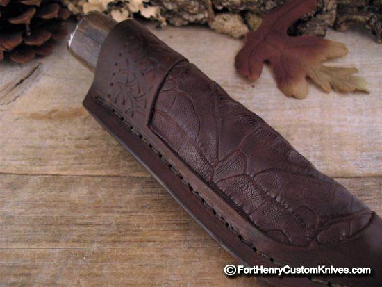 Herb Derr - Wooly Mammoth Personal - Hand Forged Damascus - Image 8
