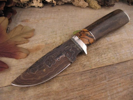 Herb Derr - Wooly Mammoth Personal - Hand Forged Damascus