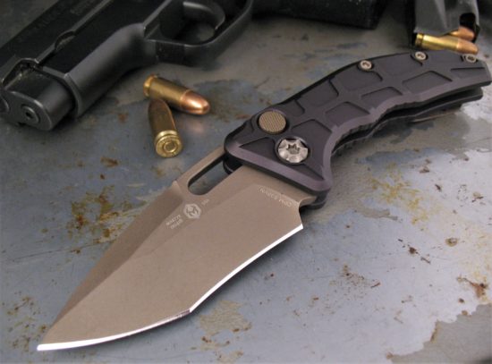 Heretic Knives - Martyr Auto - Recurve Bronze