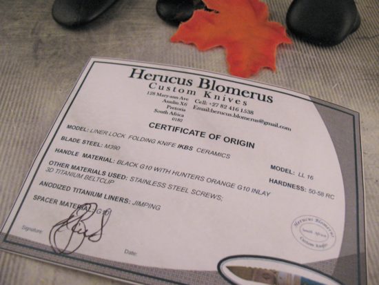 Herucus Blomerus - Swift XL Liner Lock Flipper - Image 7