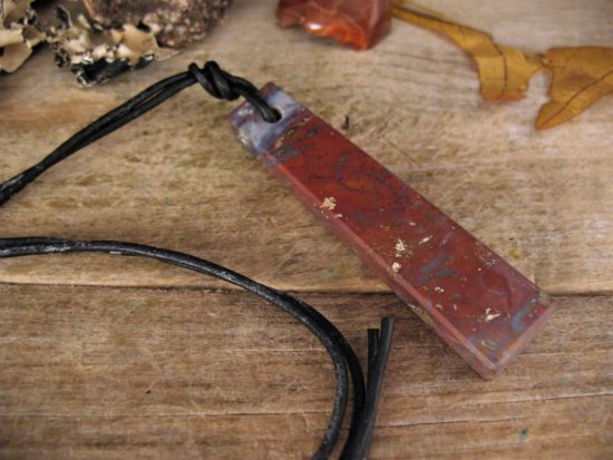 Viking Whetstone Necklace - Jasper