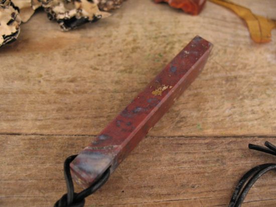 Viking Whetstone Necklace - Jasper - Image 3