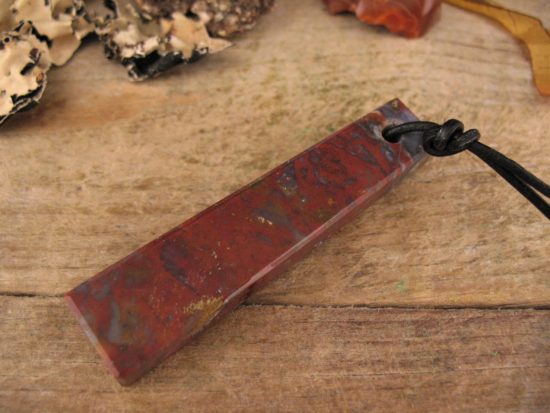 Viking Whetstone Necklace - Jasper - Image 4