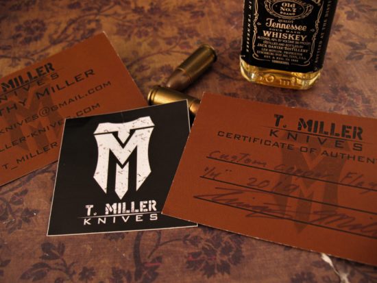 Miller Bros. Blades - Custom Copper Dog Tag Pendant - Image 5