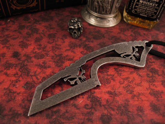 Black Dragon Forge - V2 Skull Neck Knife - Image 6