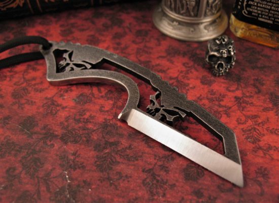 Black Dragon Forge - V2 Skull Neck Knife